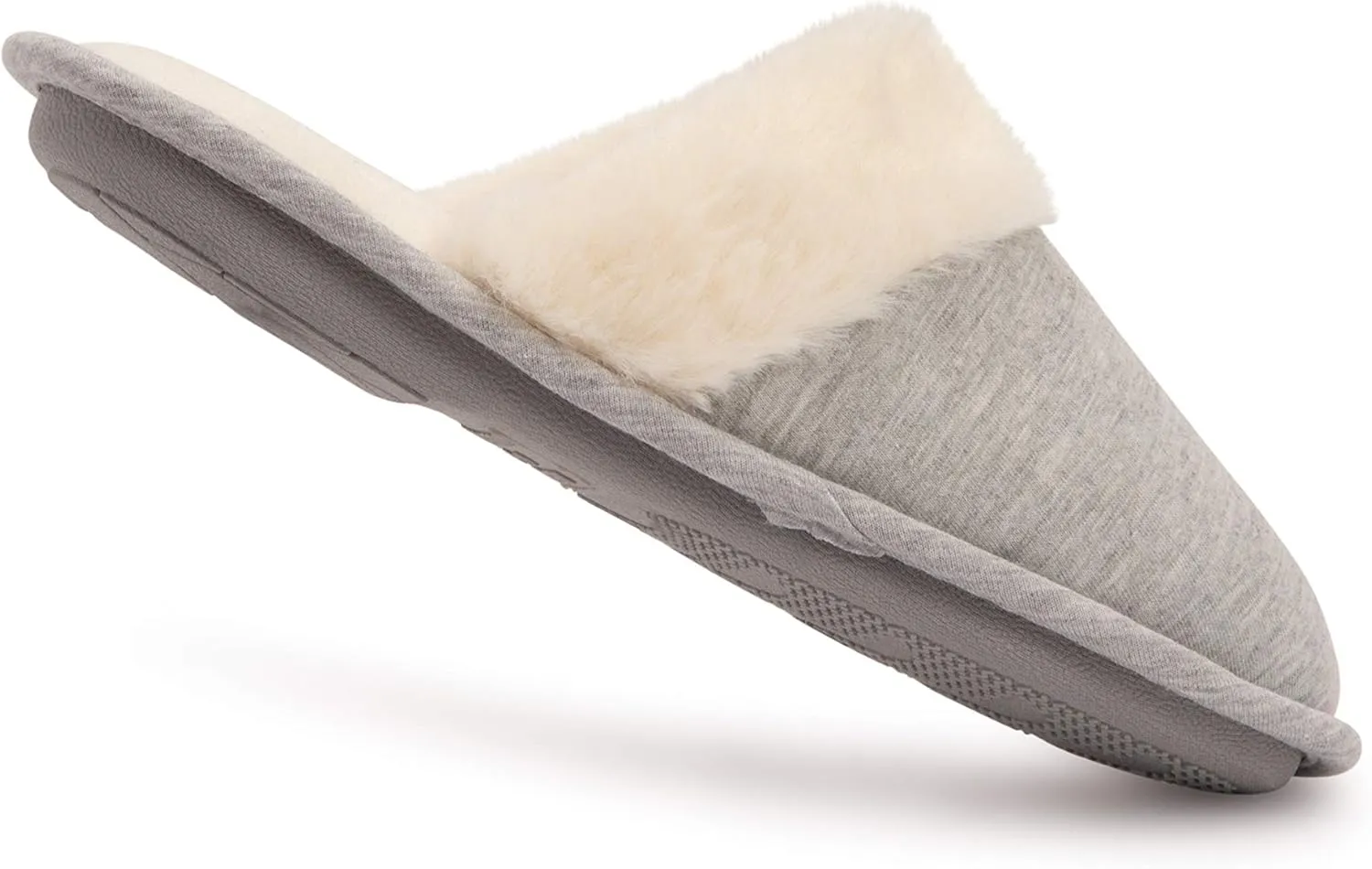 Hanes womens Comfort Cotton on Scuff With Memory Foam and Anti-skid Sole Slipper