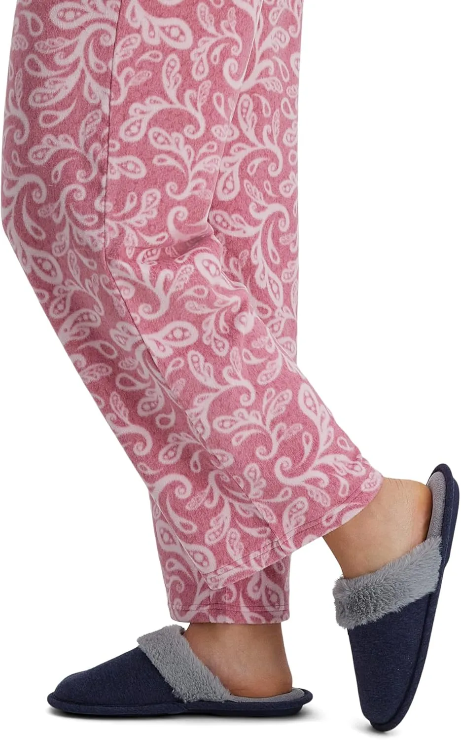 Hanes womens Comfort Cotton on Scuff With Memory Foam and Anti-skid Sole Slipper