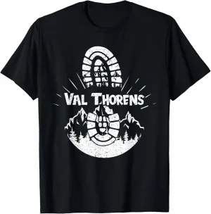 Hiker Val Thorens France Hiking Vacation Ski T-Shirt
