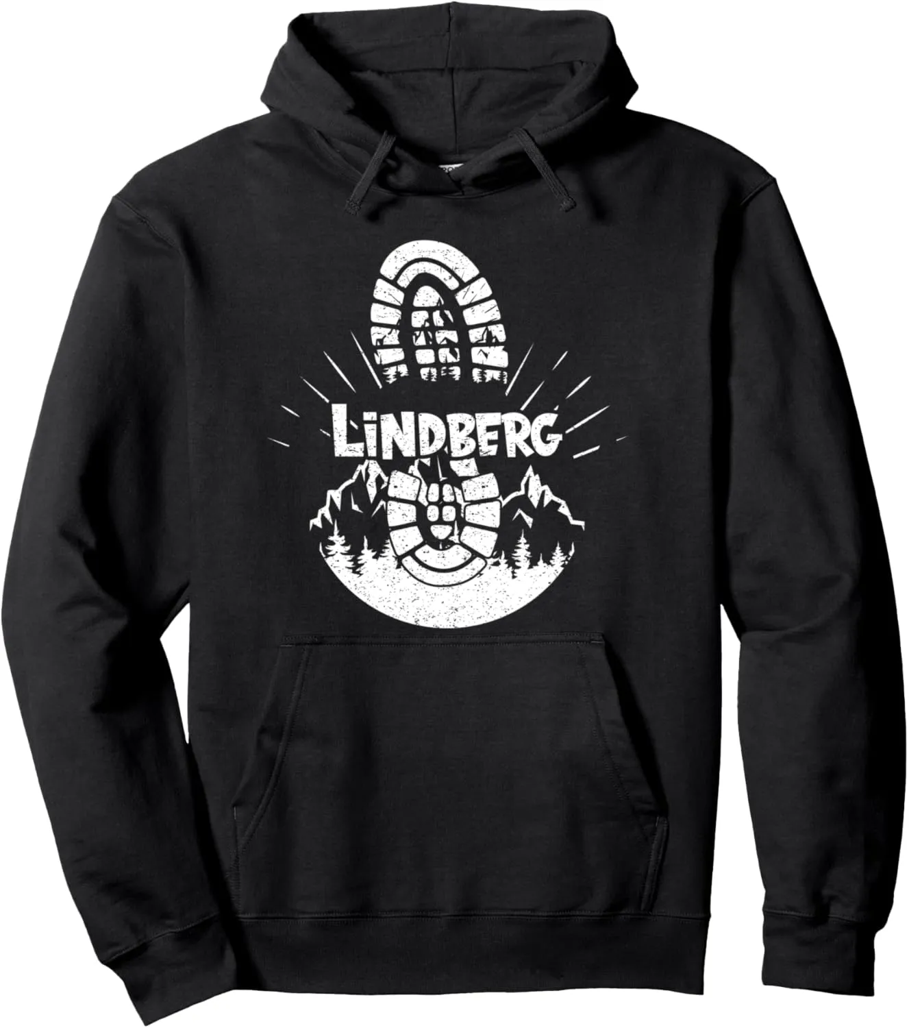 Hiking In Lindberg Germany Vacation Hiker Pullover Hoodie