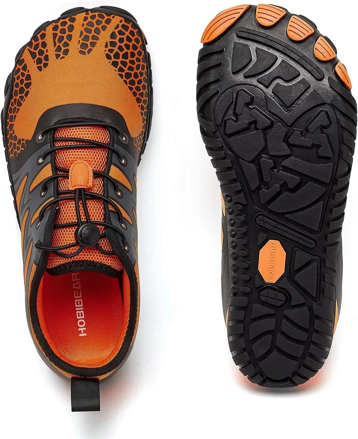 HOBIBEAR Wide Toe Box Barefoot Shoes for Men Women Gym Minimalist Cross-Trainer Running Hike Grounded Footwear Non Slip Zero Drop