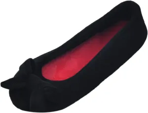 Home Slipper Women's Ballerina Plush Soft Sole Indoor House Ballet Slippers