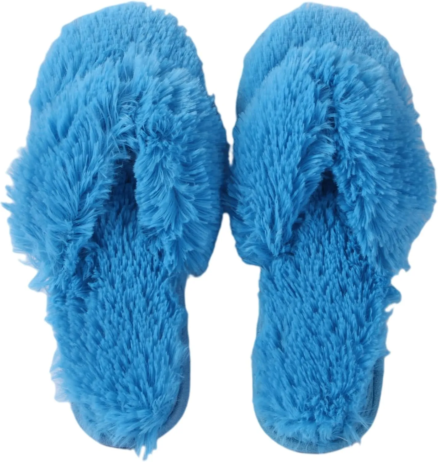 Home Slipper Women's Soft Fleece Indoor Non-Slip House Flip-Flops SPA Thong Slippers