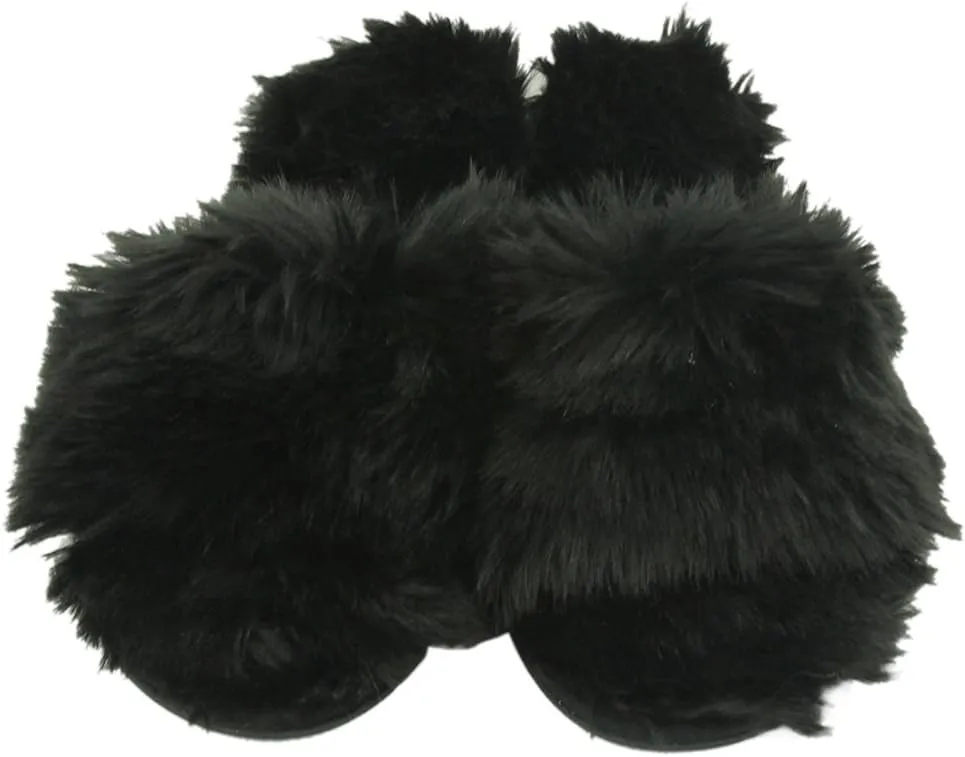 Home Slipper Women's Soft Fleece Indoor Non-Slip House Flip-Flops SPA Thong Slippers