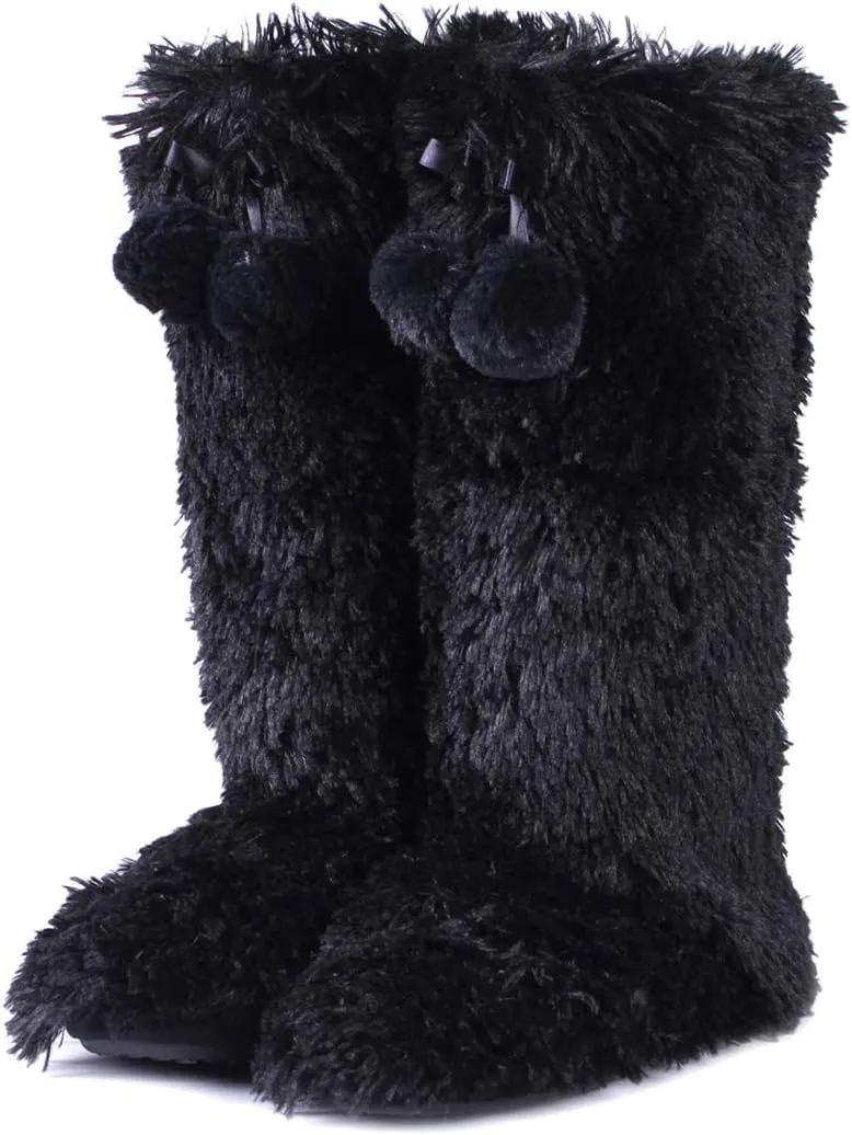 Home Slipper Women's Soft Fleece Plush Warm Indoor House Slipper Boots Shoes
