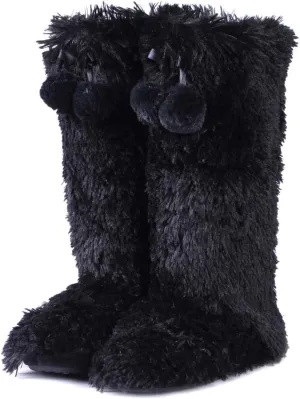 Home Slipper Women's Soft Fleece Plush Warm Indoor House Slipper Boots Shoes