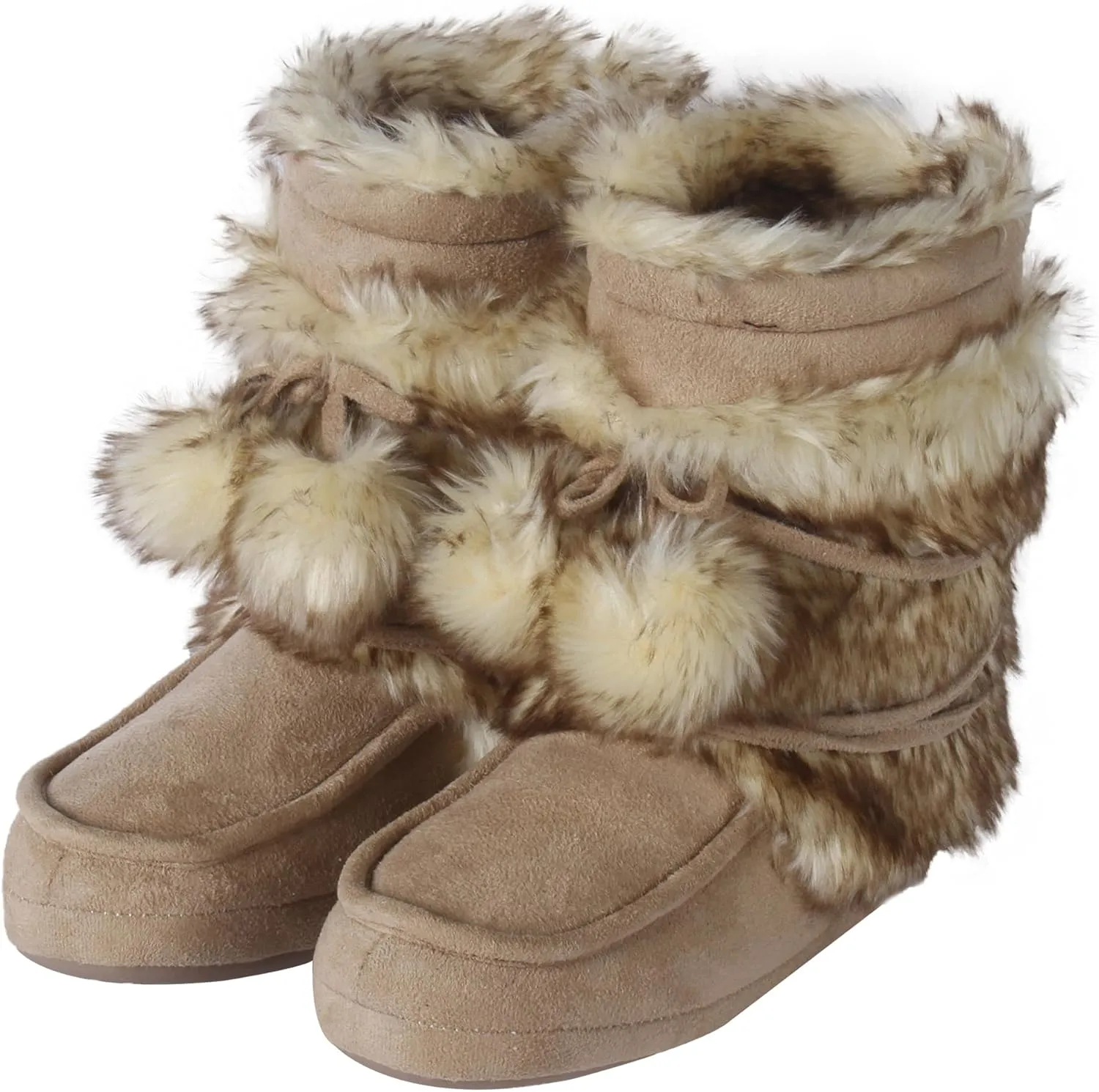 Home Slipper Women's Soft Fleece Plush Warm Indoor House Slipper Boots Shoes