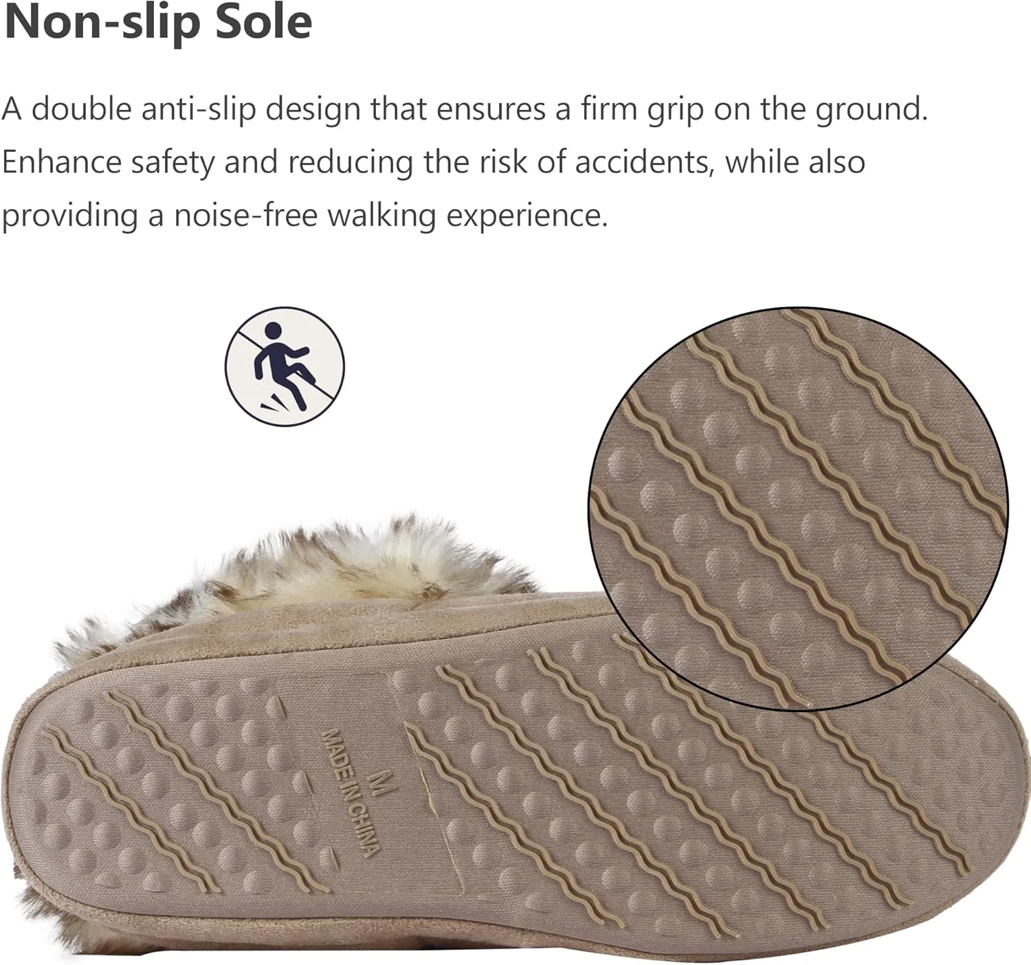 Home Slipper Women's Soft Fleece Plush Warm Indoor House Slipper Boots Shoes