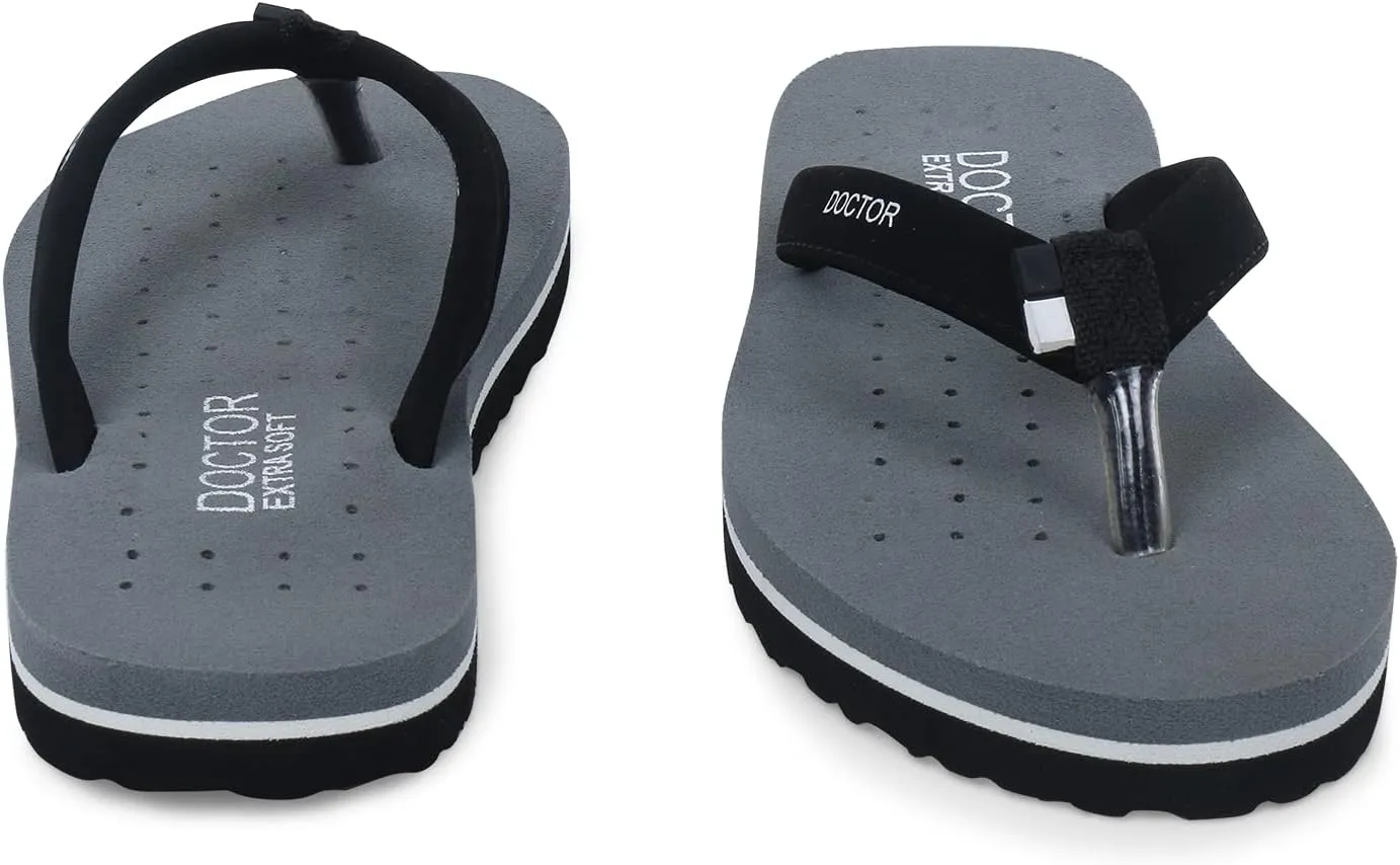 House Slipper for Women's Care Dr Orthopaedic Super Comfort Fitting Flat Cushion Chappal Flip-Flop for Ladies and Girl’s OR-D-19
