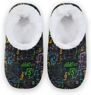 House Slippers Fuzzy Memory Foam Soft Slipper Socks for Woman Men