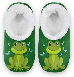 House Slippers Fuzzy Memory Foam Soft Slipper Socks for Woman Men