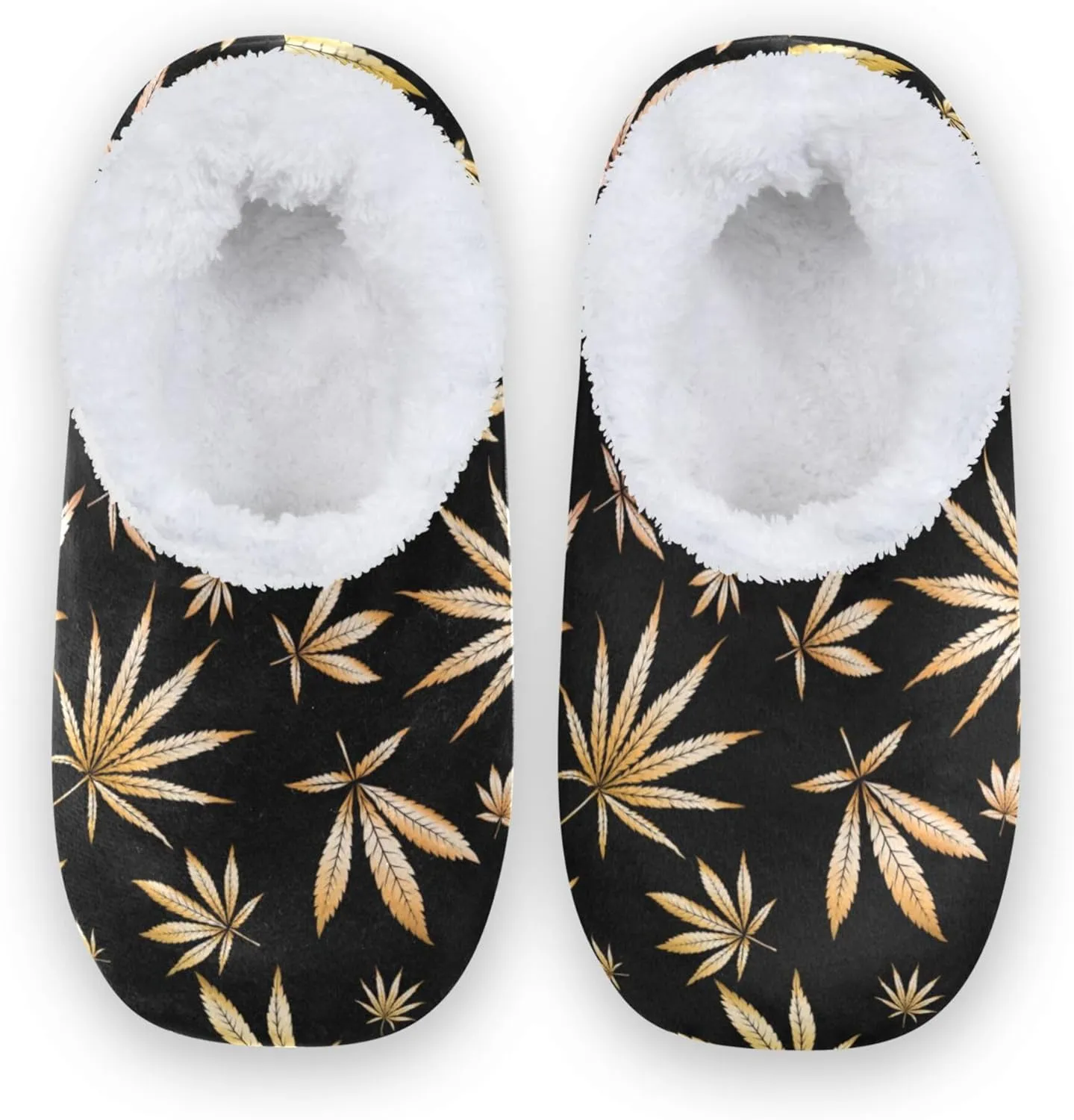 House Slippers Soft Fuzzy Memory Foam Slipper Socks for Men Woman