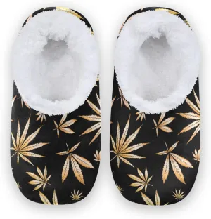 House Slippers Soft Fuzzy Memory Foam Slipper Socks for Men Woman