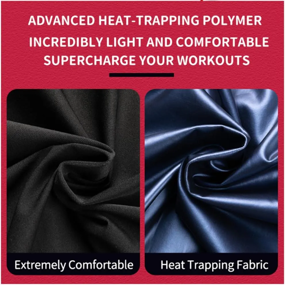 HSQSMWJ Men's Body Shaper Abdomen Reducer Sauna Sweat Pants Waist Trainer Fat Burning Shapewear