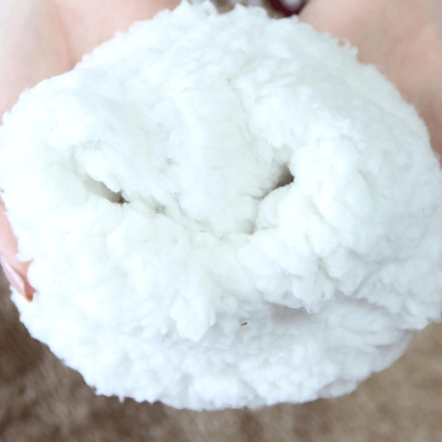 Indoor Non-Slip Thermal Socks,V-mouth Fluffy Slipper Socks,Woven Velvet Indoor Socks Slippers