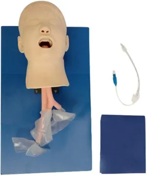 Intubation Model, Airway Management Trainer Intubation Manikin Oral Nasal Training Study Tracheal Baby Care Teaching Simulator Model,for Lab Education School