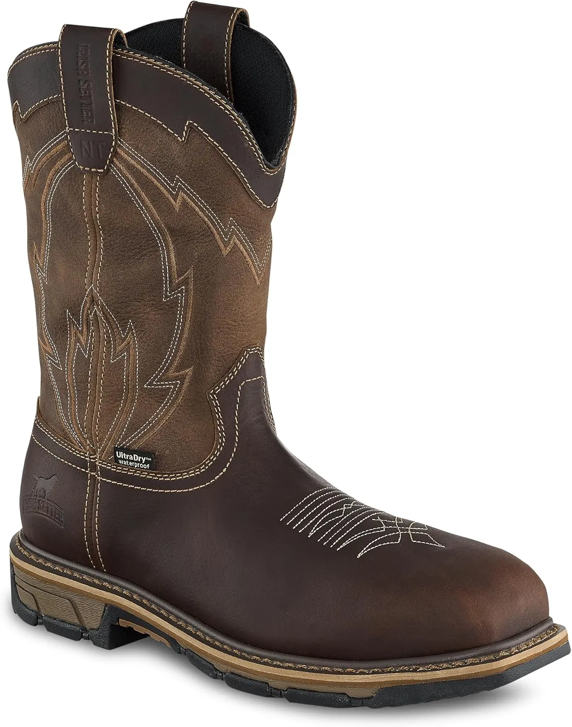 Irish Setter, Marshall, Men’s, 11", Waterproof, Non-Metallic Safety Toe, Pull-On Work Boot