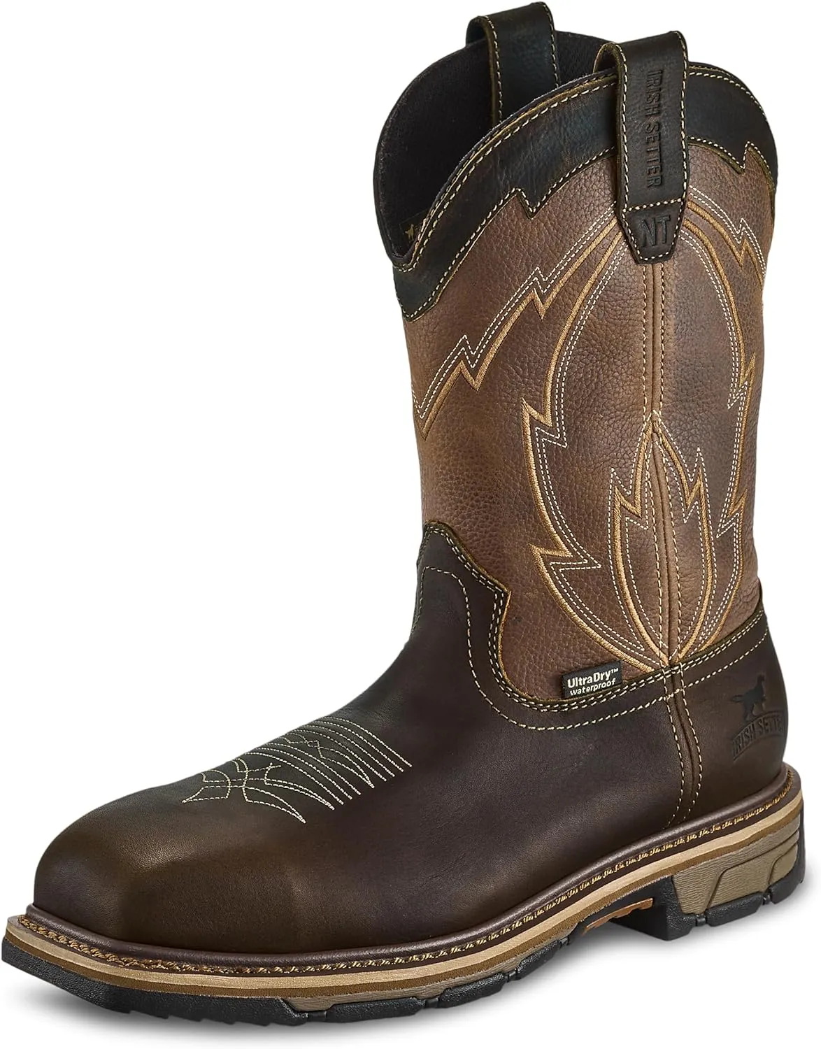 Irish Setter, Marshall, Men’s, 11", Waterproof, Non-Metallic Safety Toe, Pull-On Work Boot
