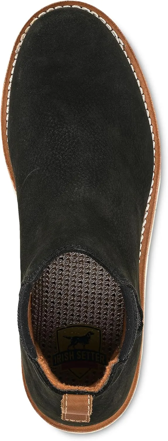 Irish Setter, Setter Fifty, Women’s, 6", Casual Chelsea Boot, Black