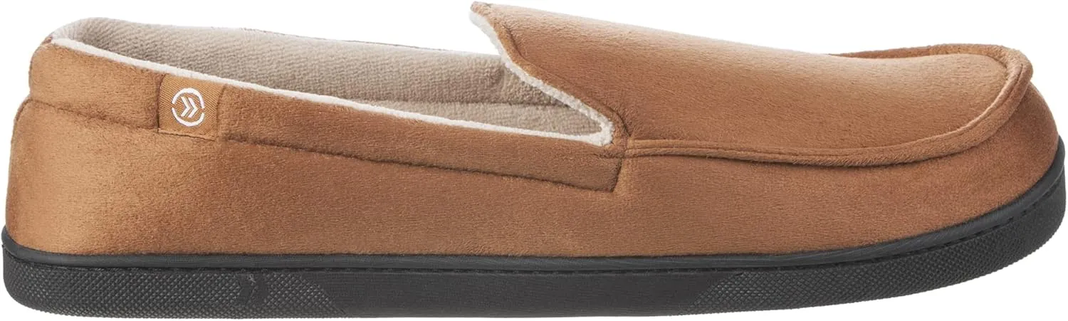 isotoner Men's Moccasin Slippers