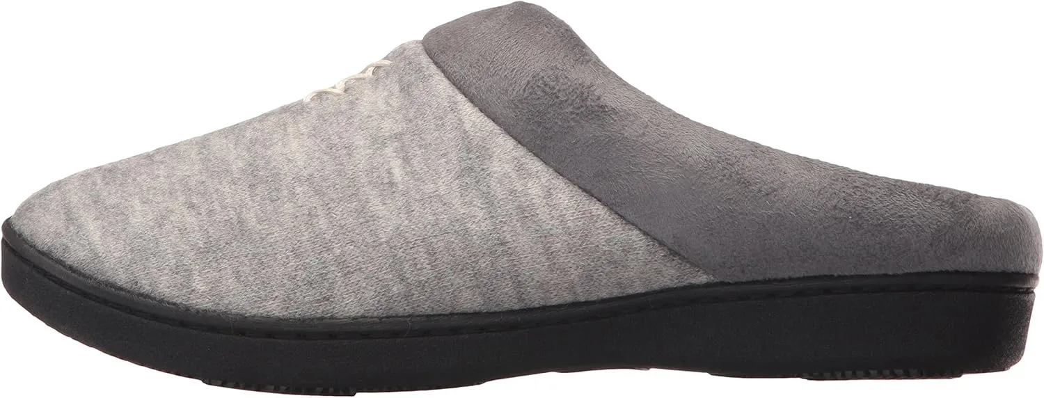 isotoner Women's Marisol Slip On Cushioned Slipper with All Around Memory Foam for Indoor/Outdoor Comfort