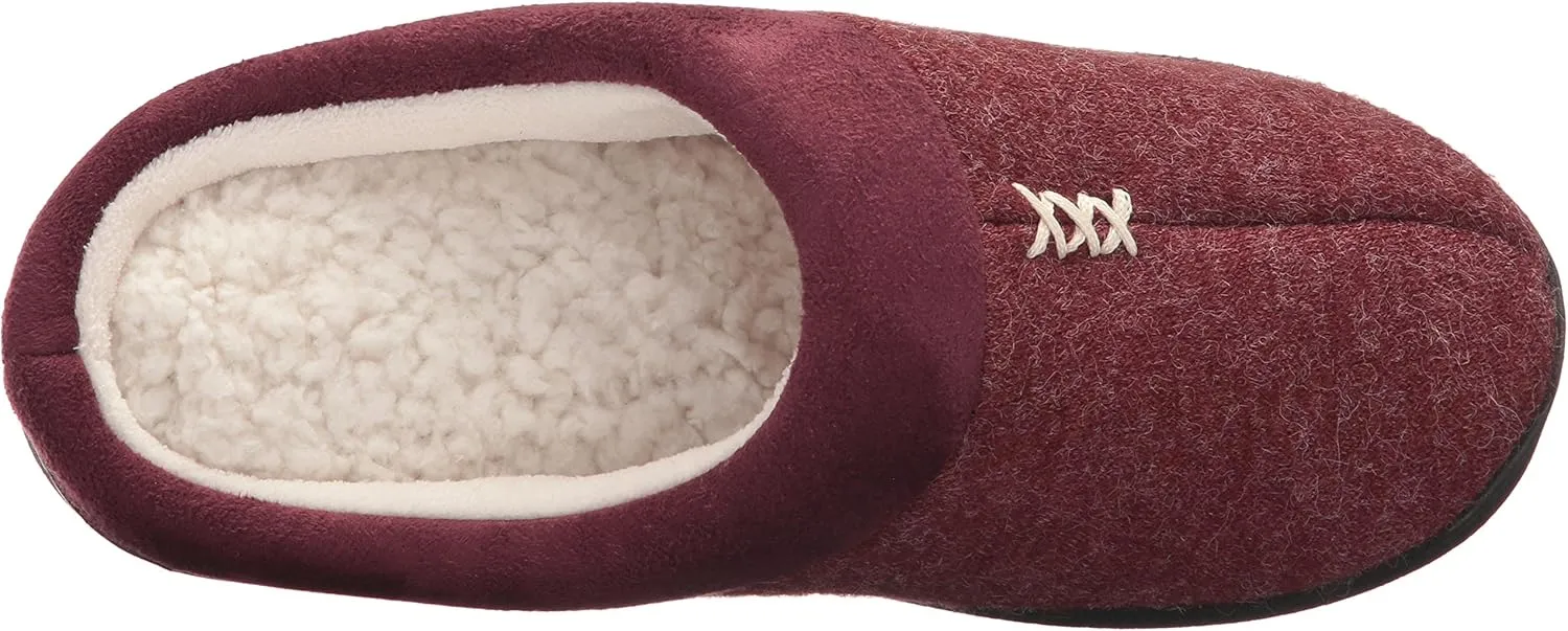 isotoner Women's Marisol Slip On Cushioned Slipper with All Around Memory Foam for Indoor/Outdoor Comfort