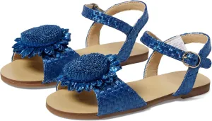 Janie and Jack Girl's Straw Flower Sandal (Toddler/Little Kid/Big Kid)