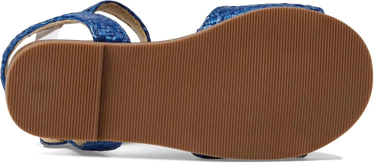 Janie and Jack Girl's Straw Flower Sandal (Toddler/Little Kid/Big Kid)