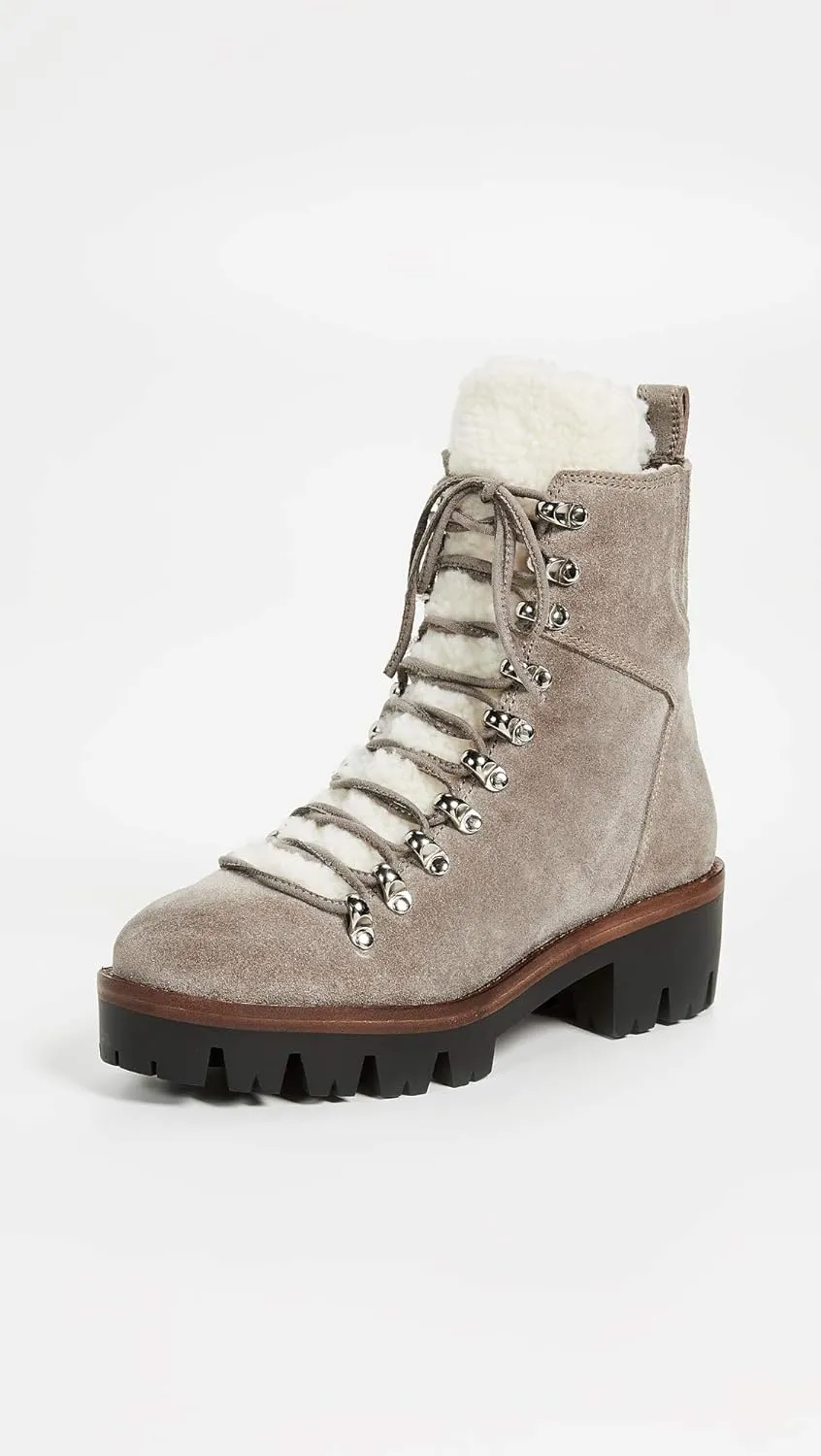 Jeffrey Campbell Women's Culvert Sherpa Combat Boots
