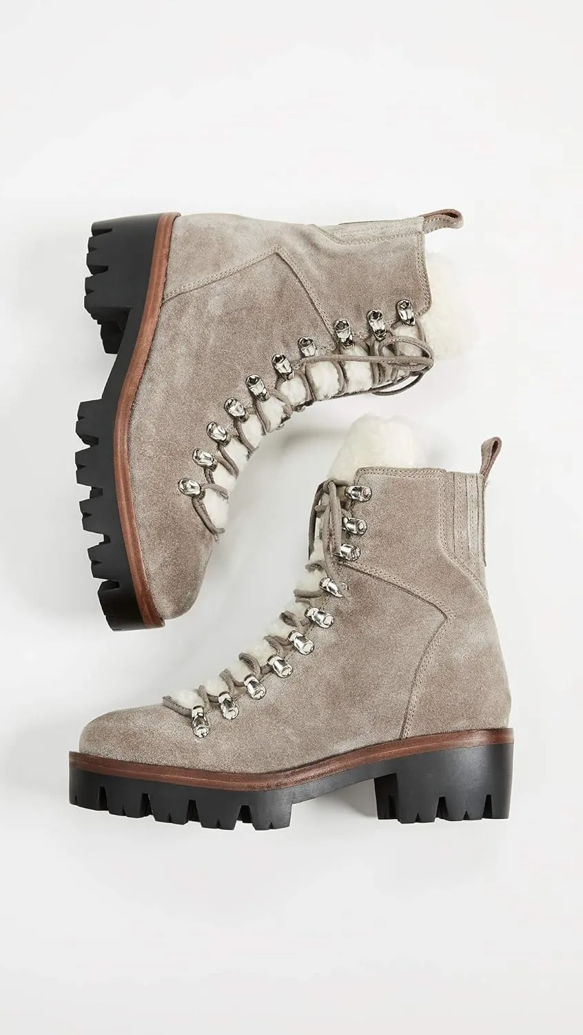 Jeffrey Campbell Women's Culvert Sherpa Combat Boots