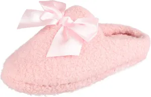 Jessica Simpson Unisex-Child Plush Marshmallow Slide on House Slipper Clog with Memory Foam