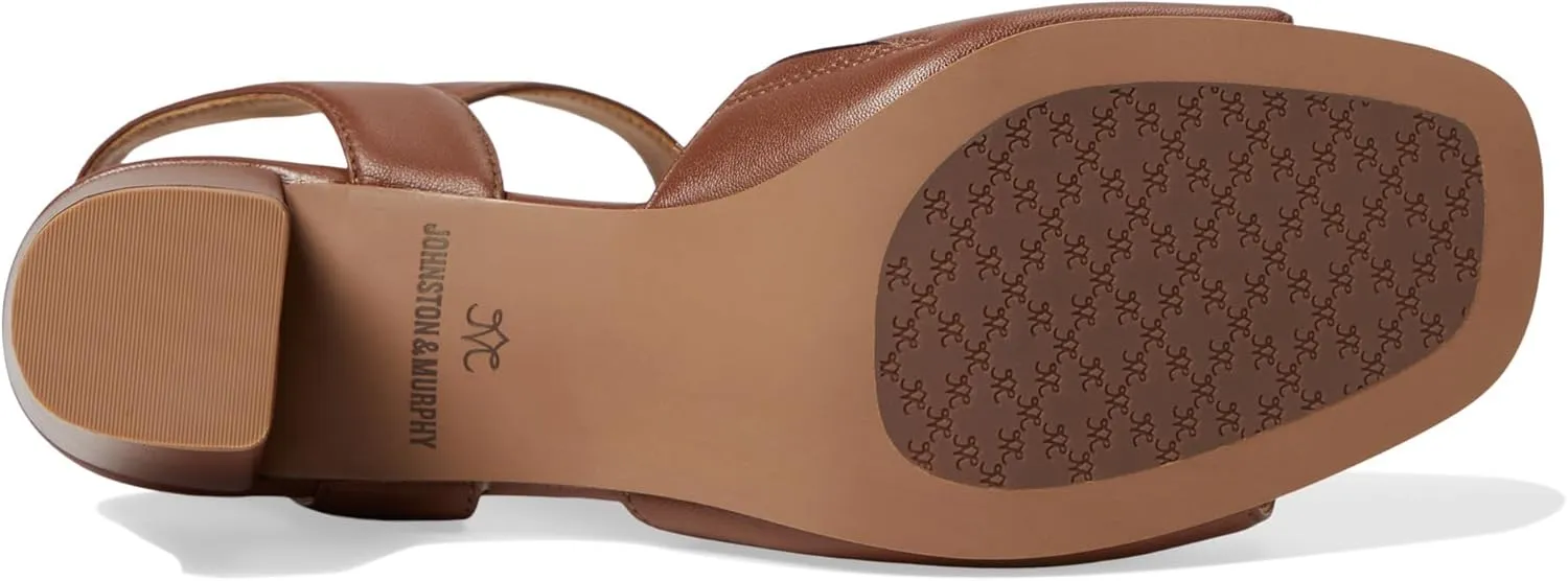 Johnston & Murphy Women's Evelyn Ankle Strap Sandal Slipper