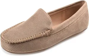 Journee Collection Womens Halsey Comfort Insole Slip On Round Toe Loafer Taupe - 9