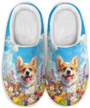 JoyLamoria Pink Hummingbird House Slipper Women Clog Slip On Winter Soft Thick Slipper Rubber Sole Garden Clogs