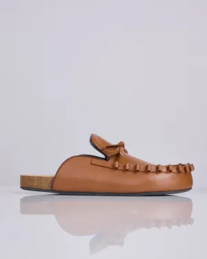 JW Anderson Ruffle Loafer Tan