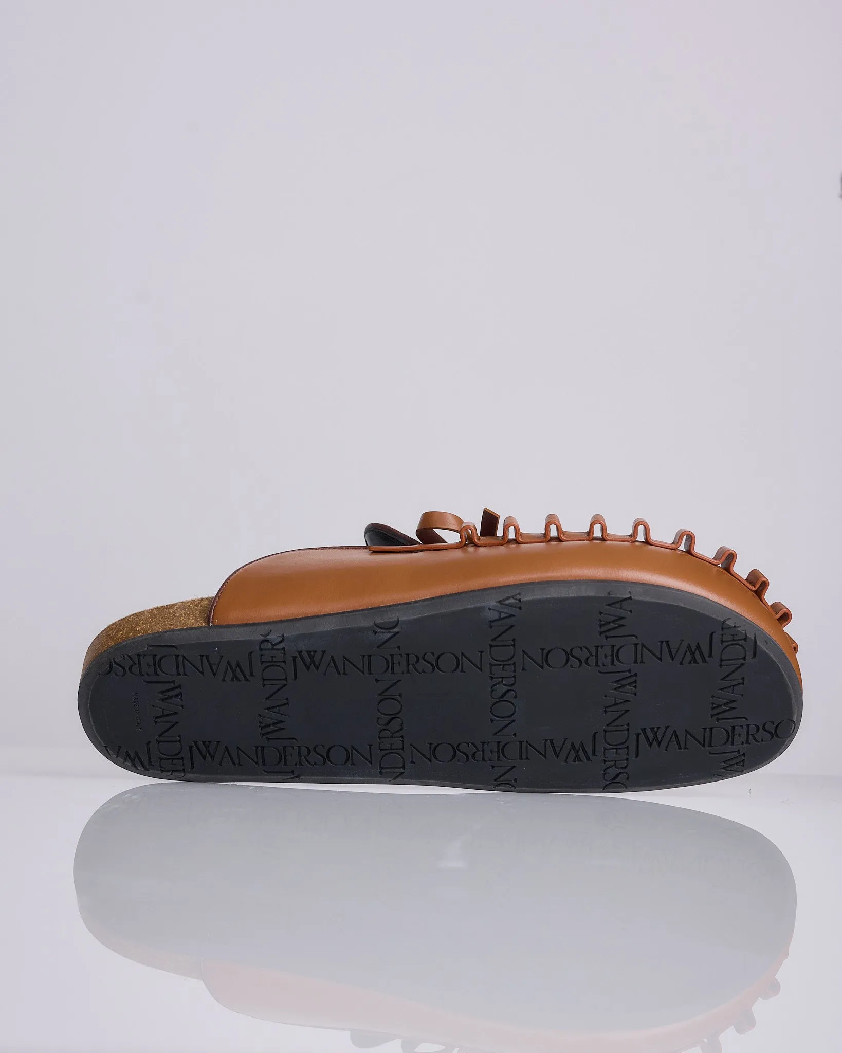 JW Anderson Ruffle Loafer Tan