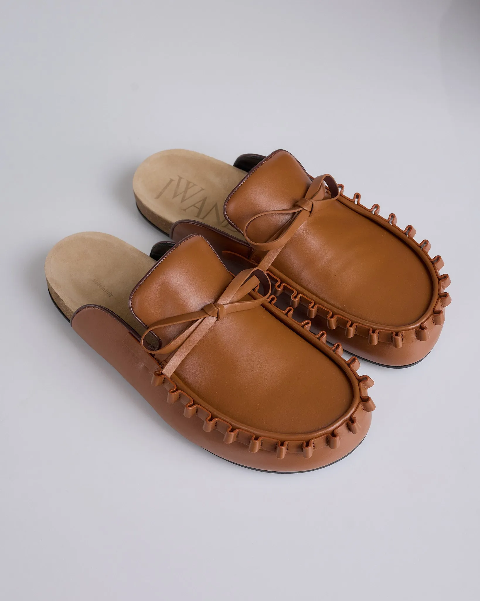 JW Anderson Ruffle Loafer Tan