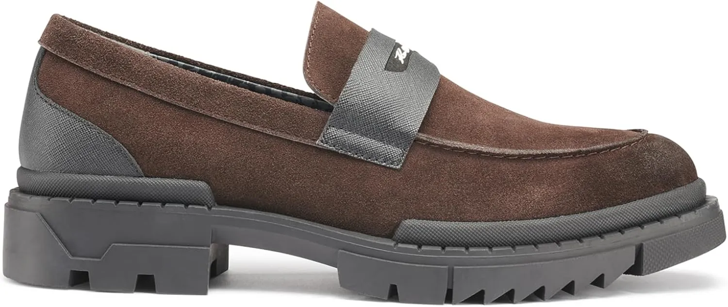 Karl Lagerfeld Paris Men's Slip on Penny Loafer Sneaker