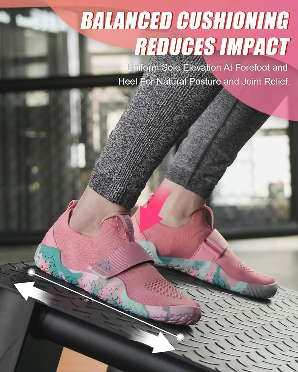 kcross Weightlifting Shoes Women, Deadlift Shoes for Men and Women Weight Lifting Shoes for Heavy Lifting Weight and Cross-Trainer, Gym Squat Shoes with Rubber Non-Slip Sole