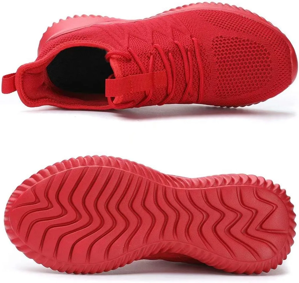 KEEZMZ Womens Ladies Walking Running Shoes Slip On Lightweight Casual Tennis Sneakers Clothes Shoes
