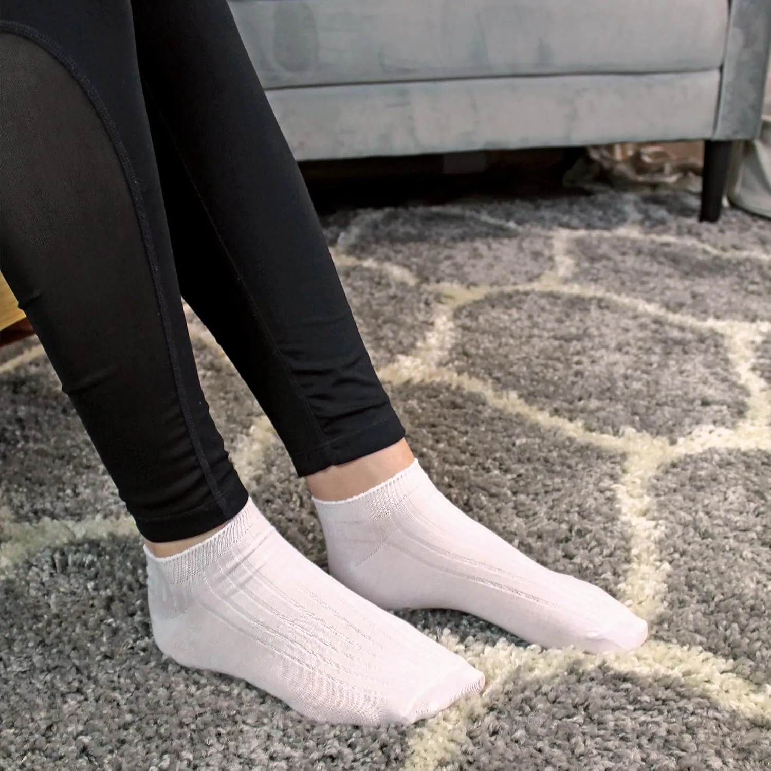 Kids 100% Cotton Ankle Socks | Sock Snob | Girls & Boys No Show Trainer Socks