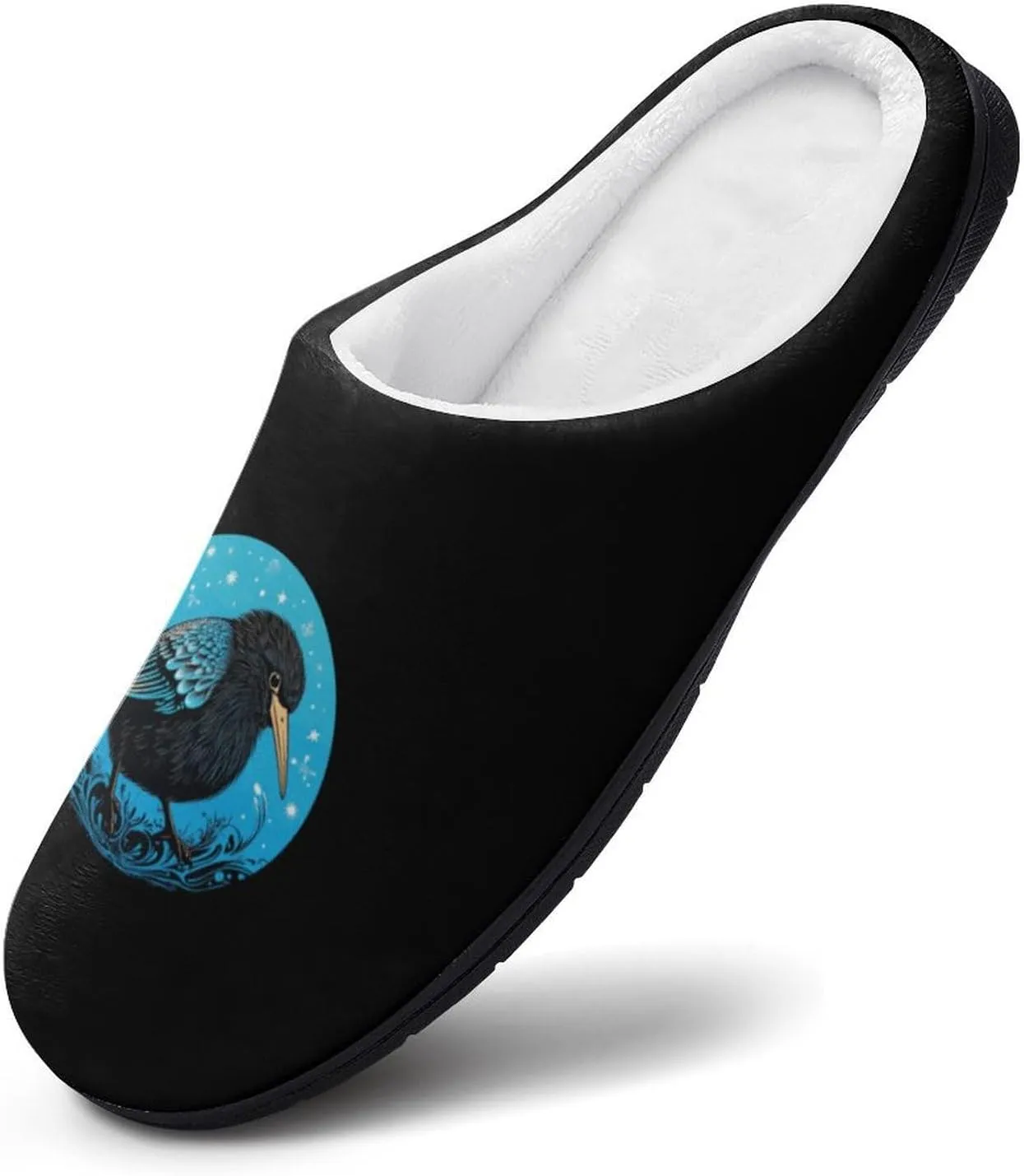 Kiwi Bird Men's Cotton Slippers Casual House Shoes Anti-Slip Soft Shoes for Indoor And Outdoor