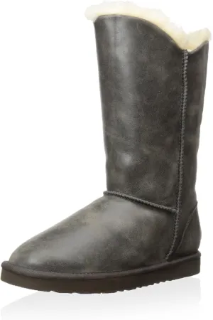 Koolaburra Women's Double Halo Boot, Wetsand, 6 M US