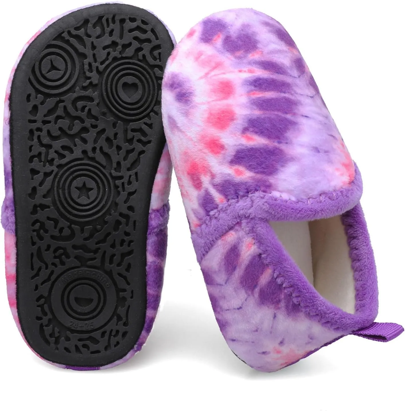 L-RUN Toddler Boys Girls House Slippers Indoor Home Shoes Warm Slipper Socks for Kids Baby Soft Winter Warm Walking Shoes