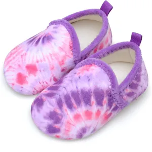 L-RUN Toddler Boys Girls House Slippers Indoor Home Shoes Warm Slipper Socks for Kids Baby Soft Winter Warm Walking Shoes