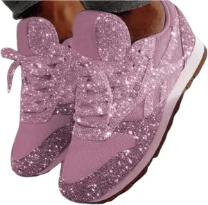 Ladmiple Shoes For Women Sneakers Trendy Walking Running Shoes Athletic Non Slip Fashion Slip On Comfort Platform Shoes