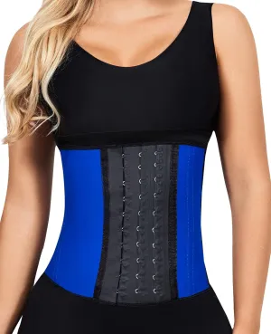 LadySlim by NuvoFit Fajas Colombianas Reductoras para Mujer Short Torso Latex Waist Trainer for Women