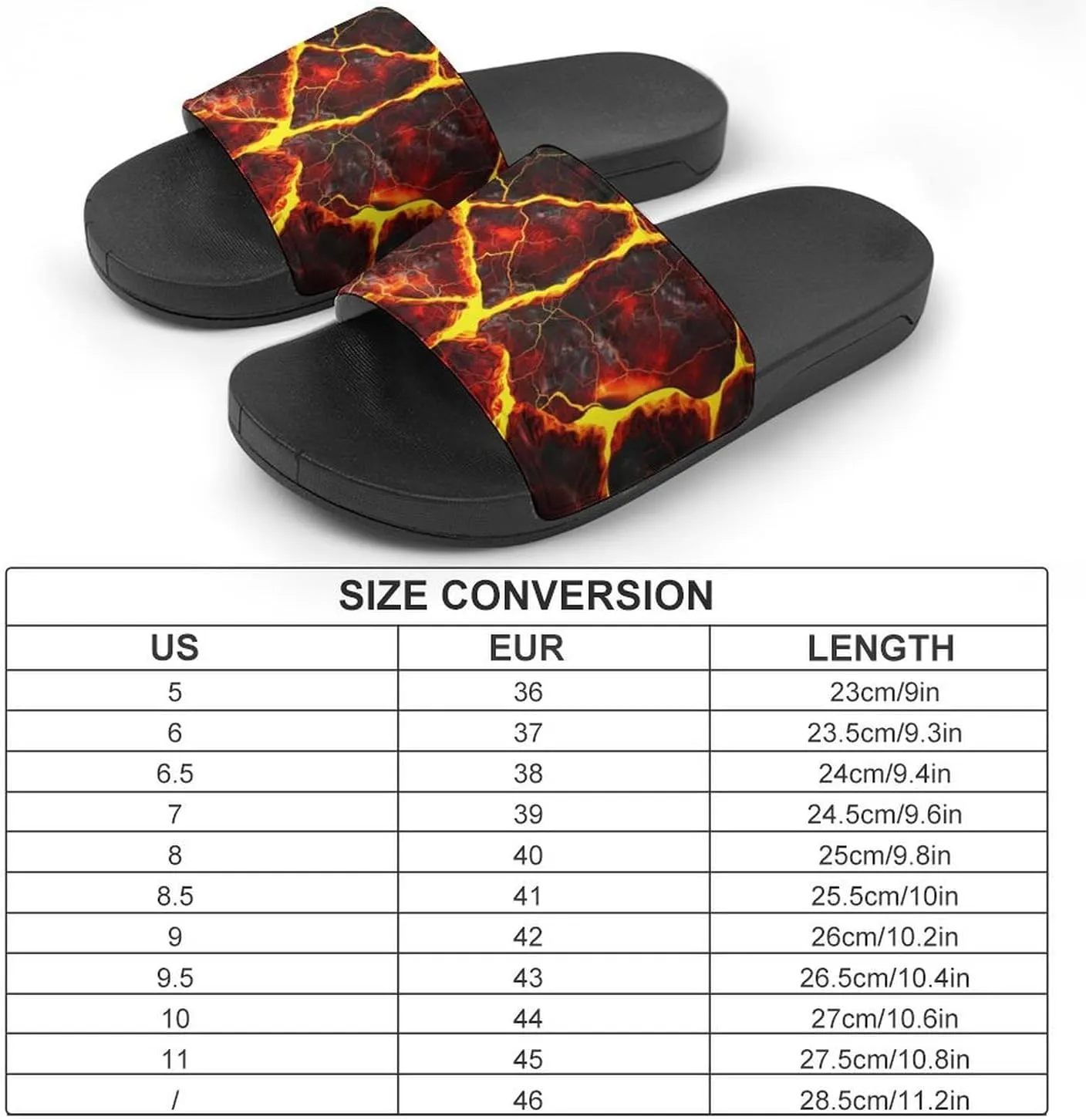 Lava Crack Rock Slippers Shower Slipper In-Door Slipper Quick Drying Non-Slip Bathroom Pool Woman Man PVC