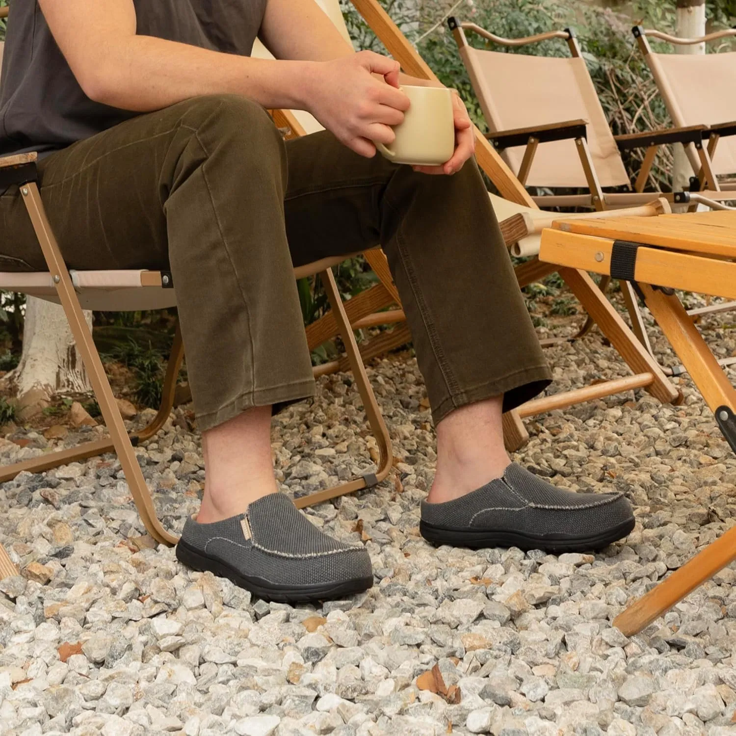 LazyStep Men's McCoy Cushioned Clog Slipper
