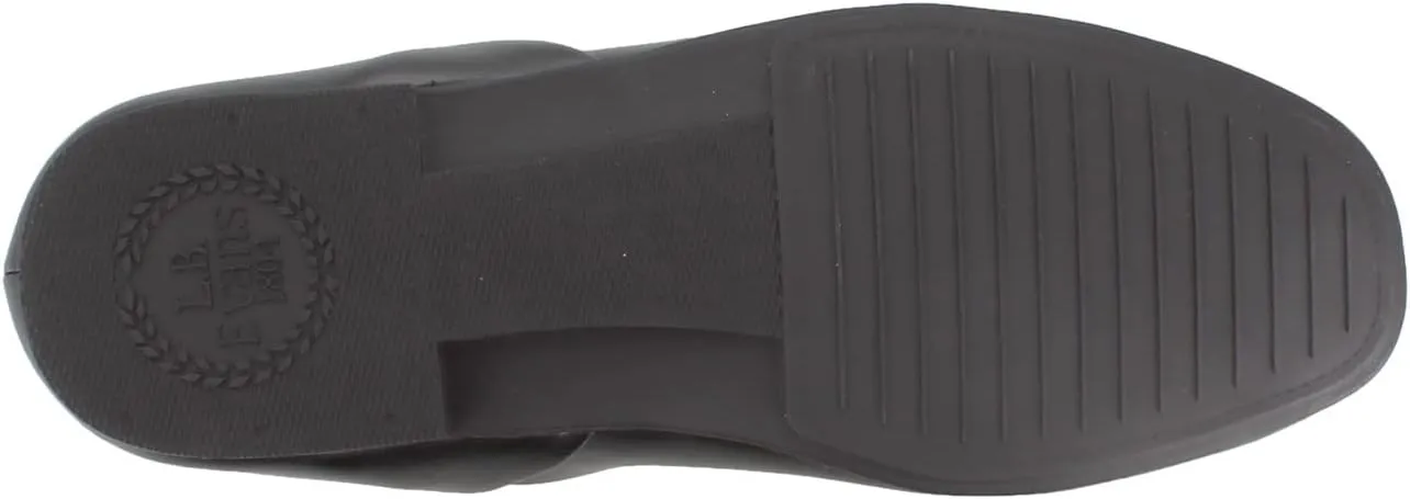 L.B. Evans Mens Radio TYME Slip On Casual Slippers Casual - Black